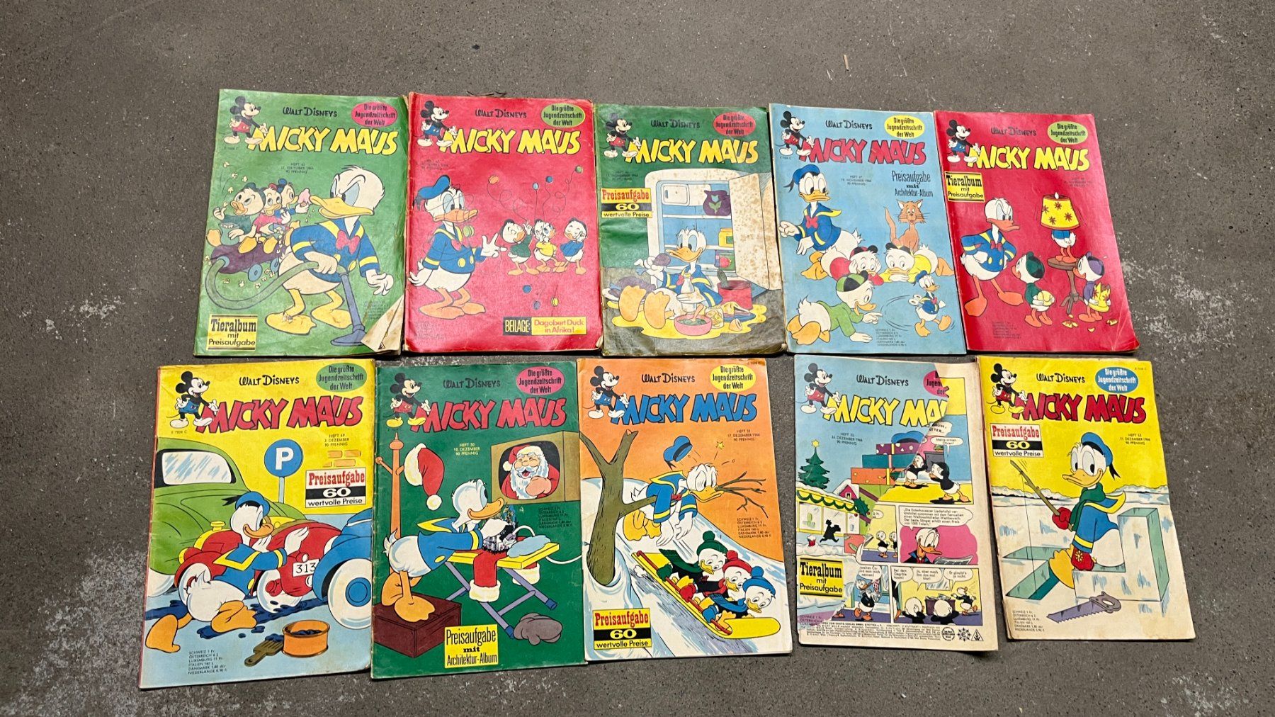 Comics: Micky Maus Hefte Konvolut  1966, 40 Stück – Gebraucht aus Bern von daskannweg 3