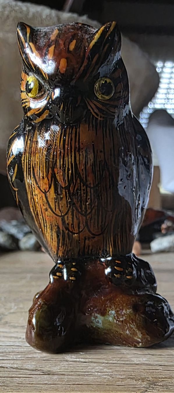 Statuette: Vintage Eulefigur keramik glasiert 1970 – Usato da Rickenbach BL venduto da nicole611