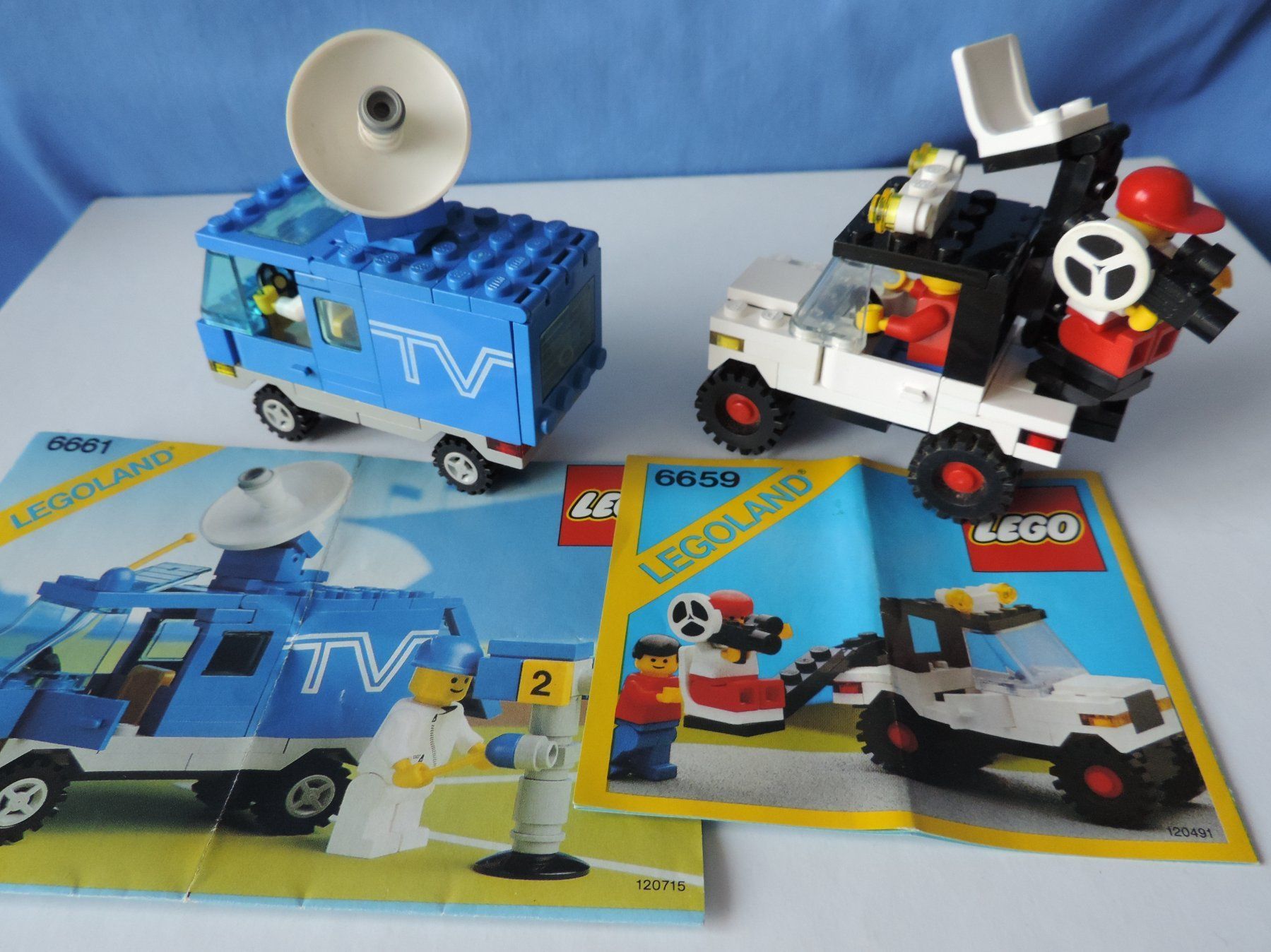 Lego Giocattoli: TV Crew, Sets 6659 und 6661 – Usato da Burgdorf venduto da ursla50 6