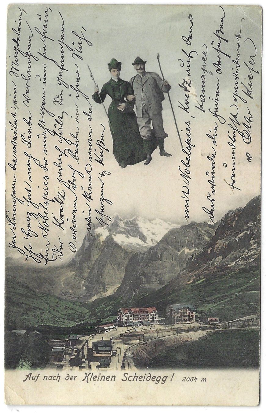 Cartoline postali: Auf  nach  der  Kleinen  Scheidegg  /    2064  m – Usato da Bütschwil venduto da Jackson1A