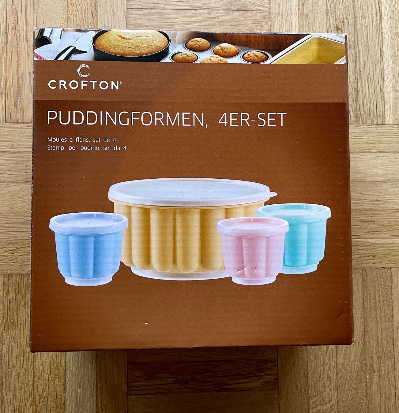 Behälter & Ähnliches: Pudding - Formen, 4er Set, von Crofton: NEU – Neu und originalverpackt aus Gümligen von soleil149 4