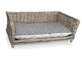 TOMMI Gr.1 Hundesofa Weide Rattan Weiden