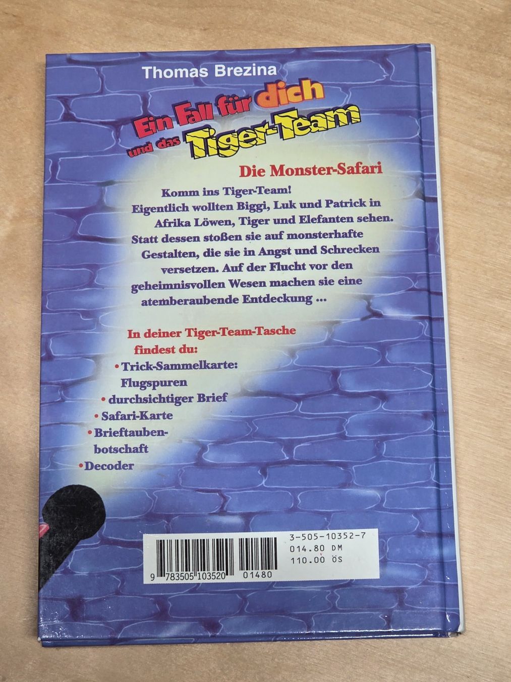 Libri: Tiger-Team - Die Monster-Safari – Usato da Basadingen venduto da NekoBricks 1