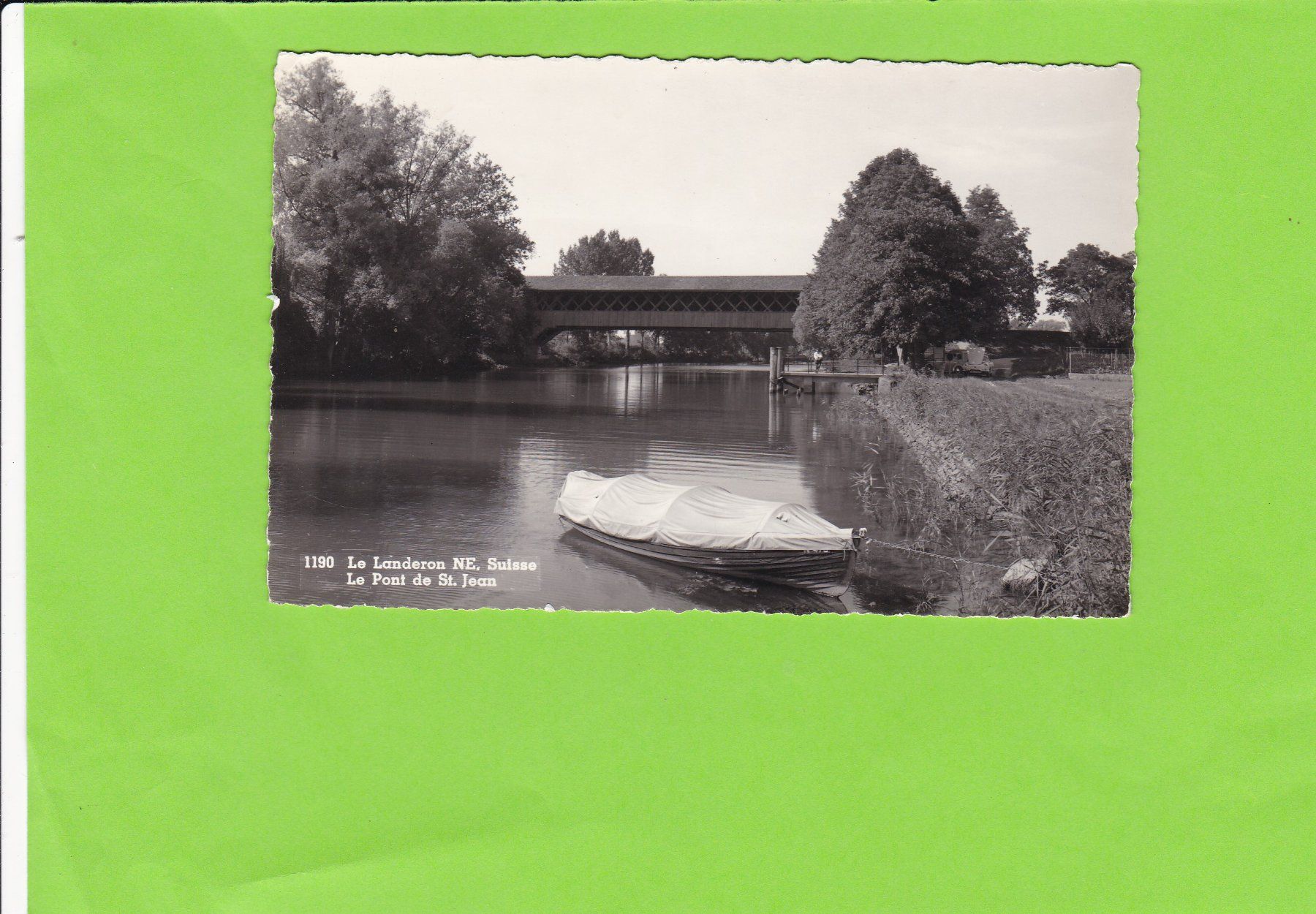 Cartoline postali: Le Landeron, Le Pont de St. Jean – Usato da St. Peterzell venduto da neckertal