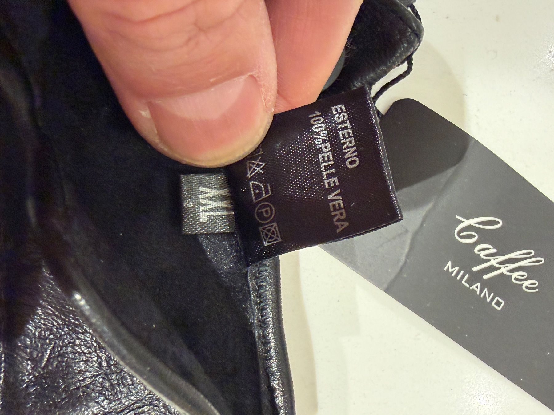 Altri accessori da uomo: Echt Leder Finger Handschuhe xxl schwarz – Nuovo e nell'imballaggio originale da Wolfhalden venduto da frischi1973 3