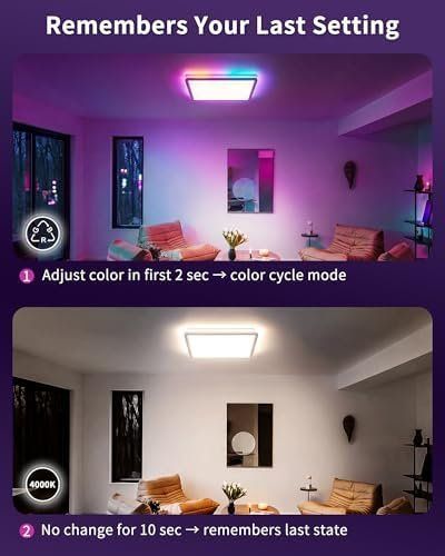 Kronleuchter & Deckenlampen: LED Deckenleuchte RGB mit Fernbedienung – Neu und originalverpackt aus Hundwil von Mr.Wong 5