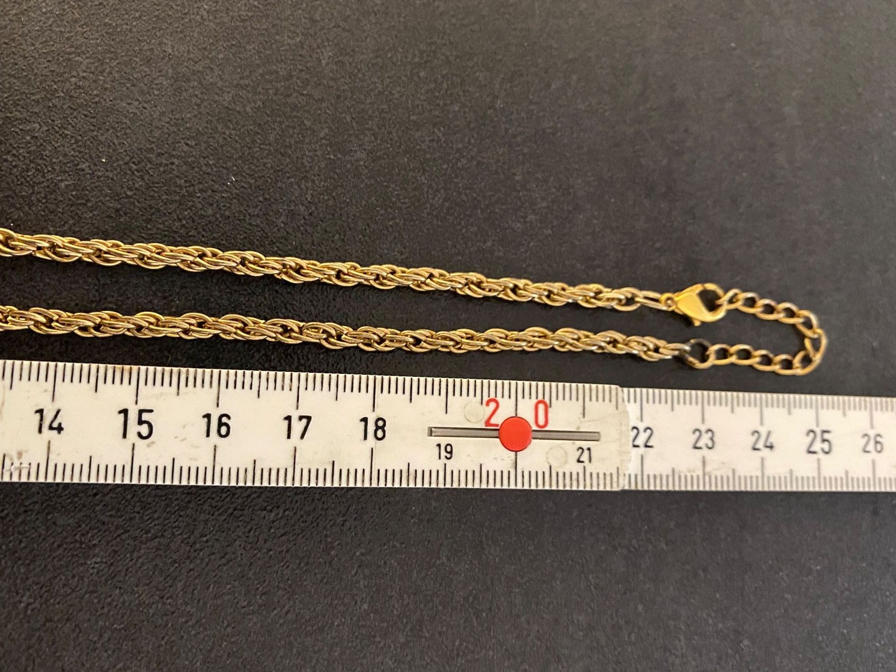 Ketten: Goldfarbene Panzerkette, 42cm, Vintage, Geschenkidee – Gebraucht aus Ebikon von Radeon0 1