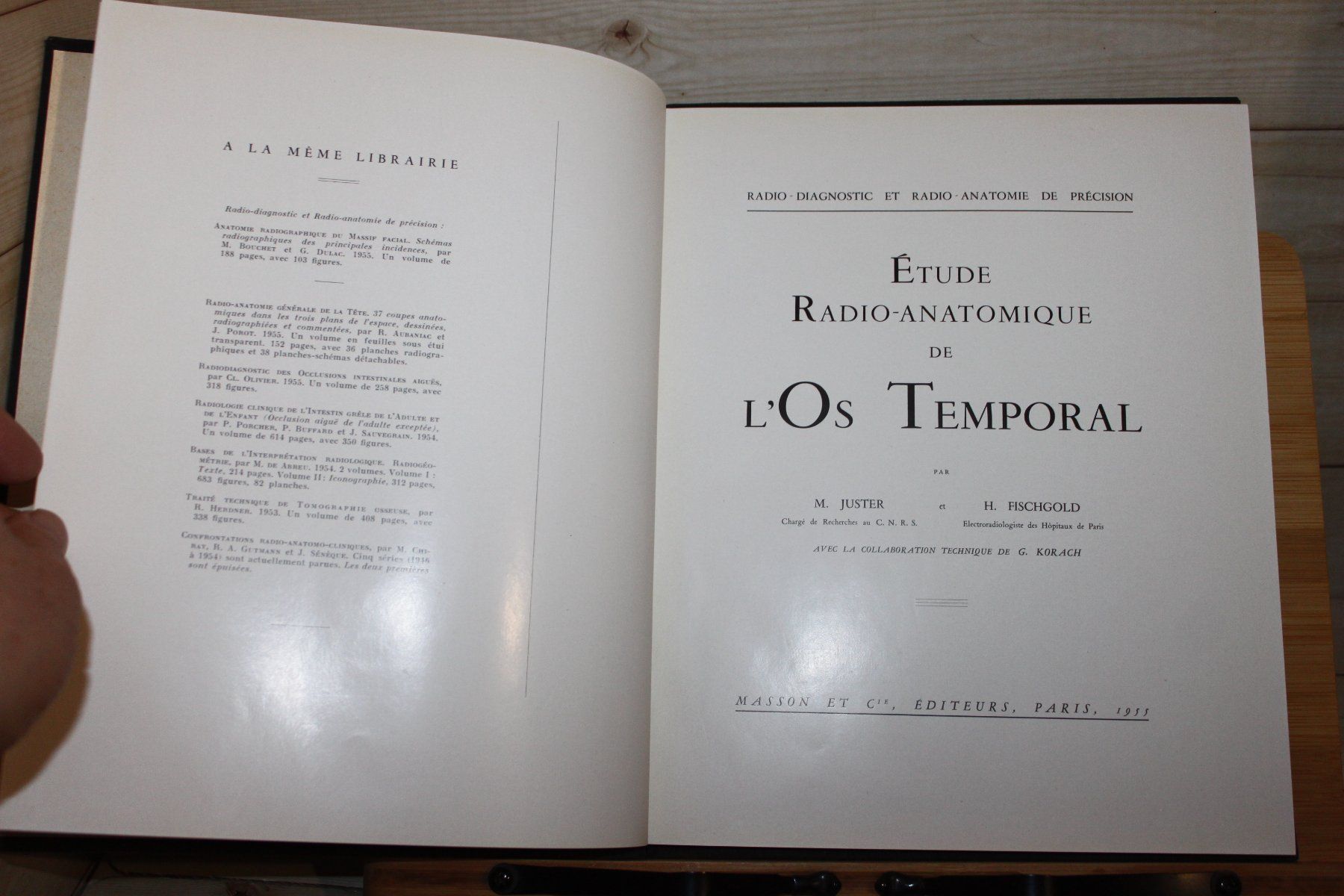 Bücher: Ètude Radioanatomique de L`os Temporal - M.Juster – Gebraucht aus Kaden von Buchantiquariat 1