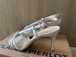 Sandale, Claudie Pierlot, blanc cassé, taille 38, cuir