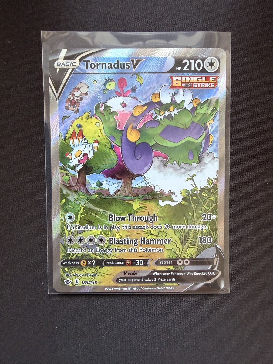 Pokémon Carte collezionabili: Tornadus V 185/198 – Nuovo (secondo la descrizione) da Buttisholz venduto da paru74