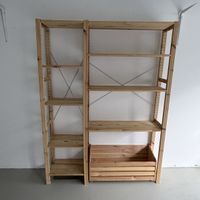 IKEA Ivar Regal Kiefernholz mit Kiste gute Zustand