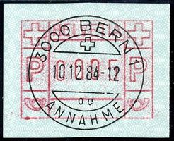 ATM 7II Vollstempel Frühdatum 10.12.1984 Bern 1