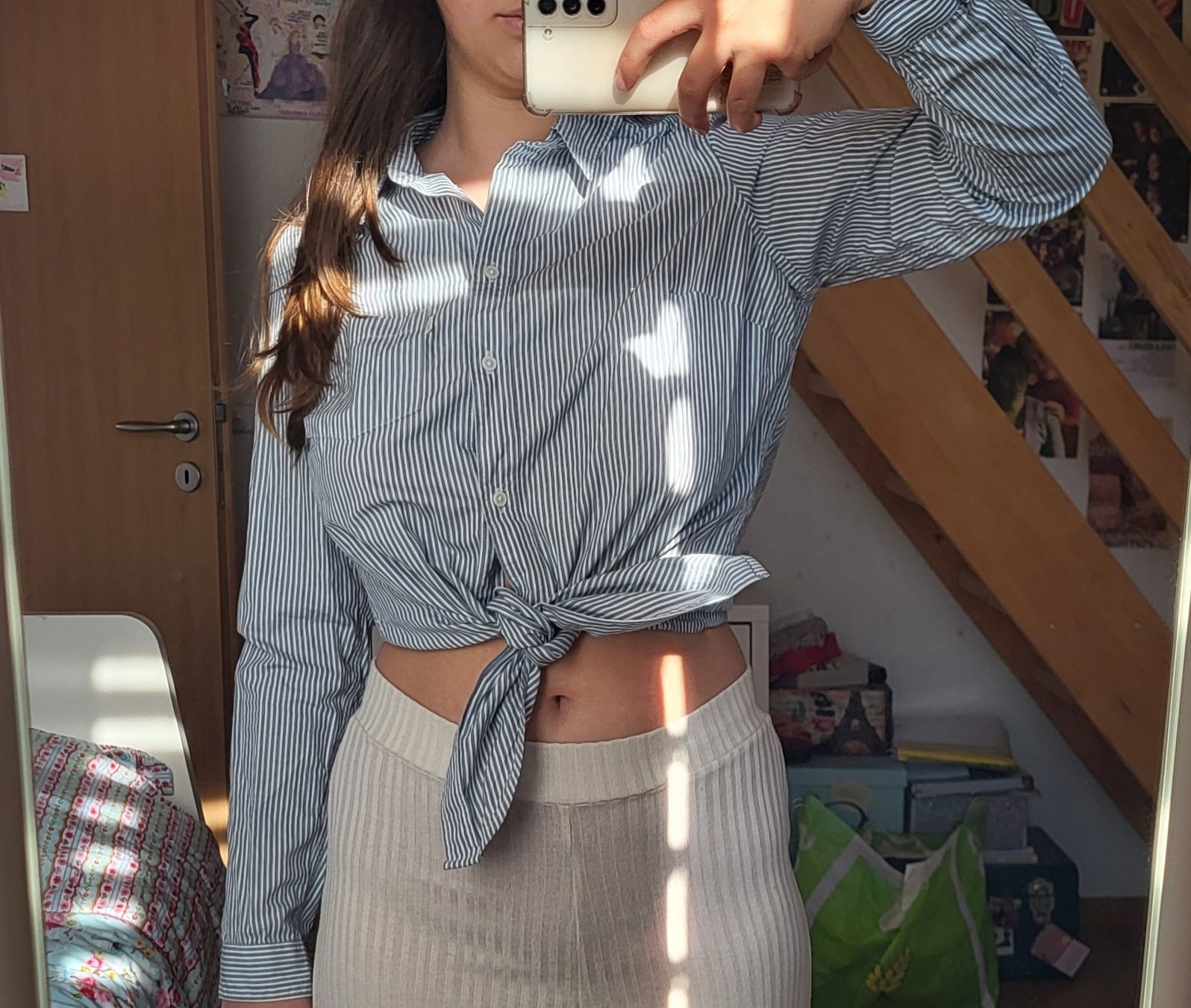 Levi's Camicette: Chemise Levi's à rayures bleues et blanches 38 – Usato da Montcherand venduto da mam_6ctf