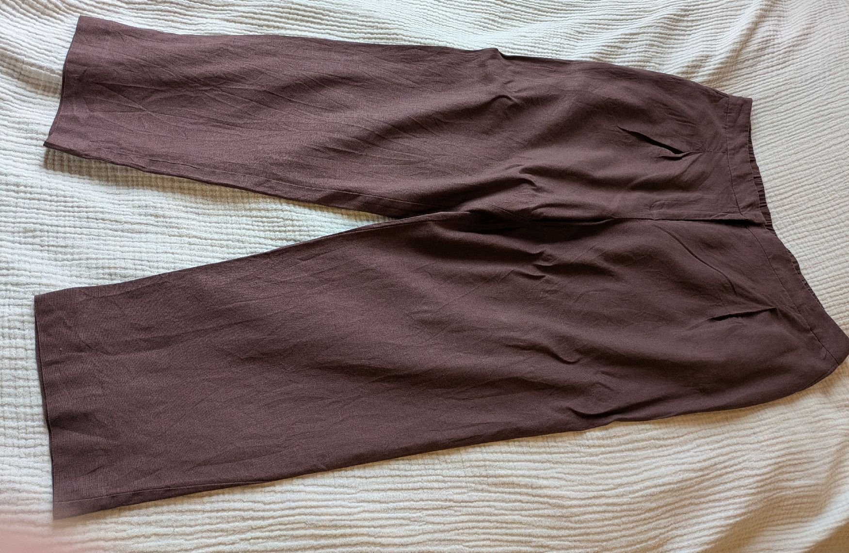 C&A Pantaloni: Hose braun C&A, 44, neu – Nuovo (secondo la descrizione) da Burgdorf venduto da Mikewalther