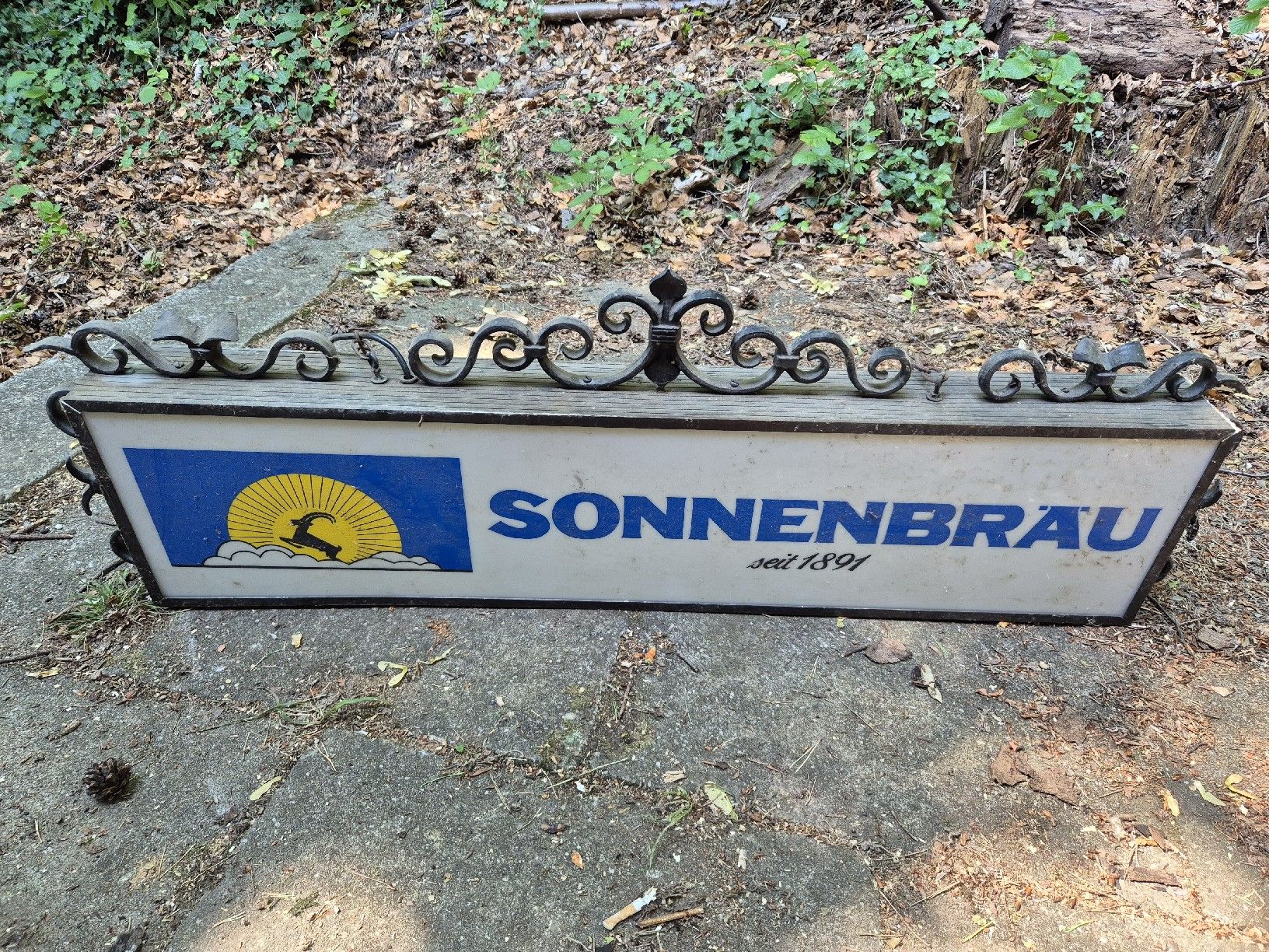 Insegne: Brauerei-Werbeschild SONNENBRAU mit Beleuchtung – Usato da Niederbuchsiten venduto da dese86 1