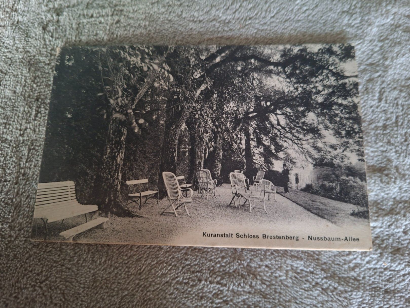 Cartoline postali: AntikeAnsichtskarte Kuranstalt Schloss Brestenberg gebraucht – Usato da Otelfingen venduto da silver-moon