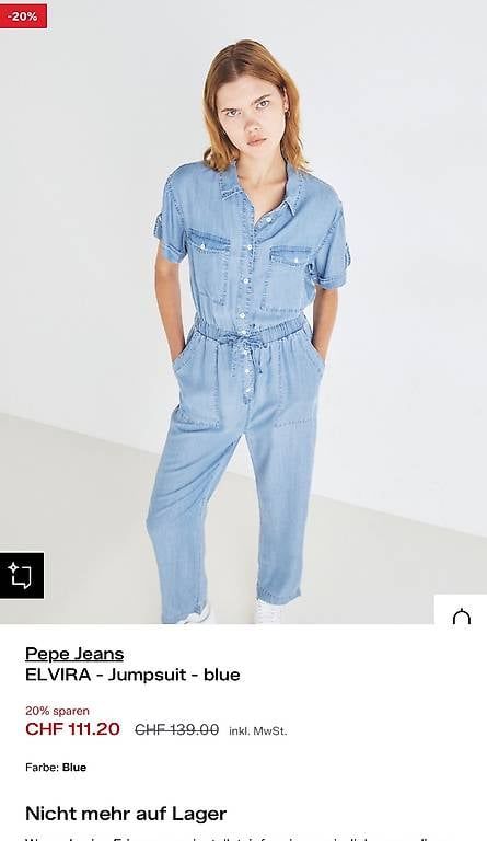 Pepe Jeans Tute: Jumpsuit Pepe Jeans Gr. S  NEU – Nuovo e nell'imballaggio originale da Bassersdorf venduto da cot_h7rt 3