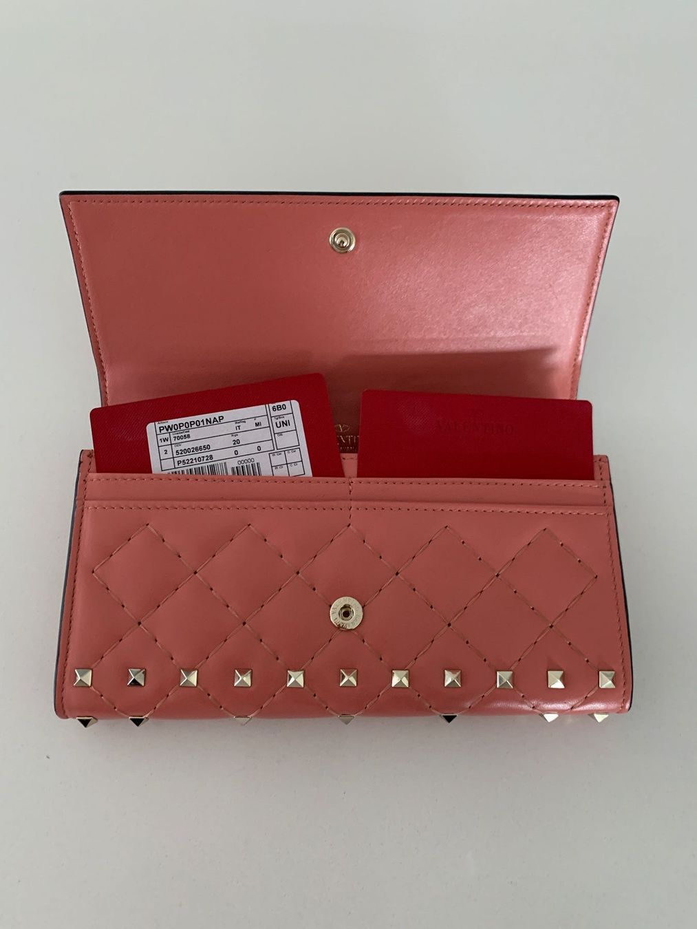 Valentino Portamonete: VALENTINO GARAVANI portefeuille Rockstud Spike – Nuovo (secondo la descrizione) da Morges venduto da Imade1 8
