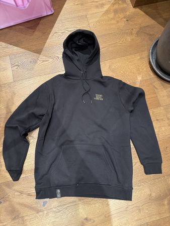 YB "Young Boys Forever" Hoodie, Schwarz, Grösse M