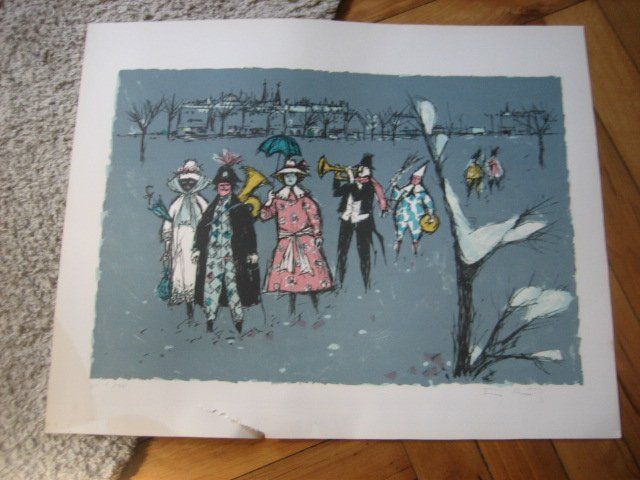 Grafiken & Lithographien: Basler Fasnacht Litographie – Gebraucht aus Winterthur von pf02 4