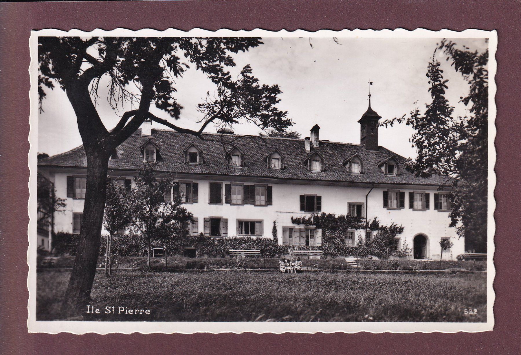 Cartoline postali: Bienne - ILE ST. PIERRE – Usato da Pully venduto da nicecards
