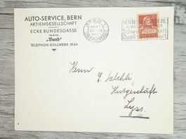 TR20 Enveloppe + Timbre Suisse 1931