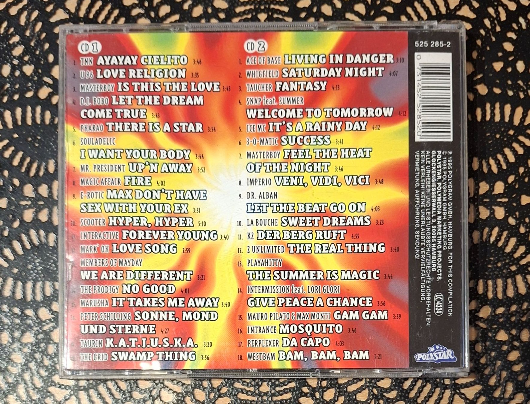 CD: Mega Hits 95 Die Erste, 2CD Pop Hit Compilation Sampler 1995 – Usato da Schönenberg TG venduto da breiti12 1