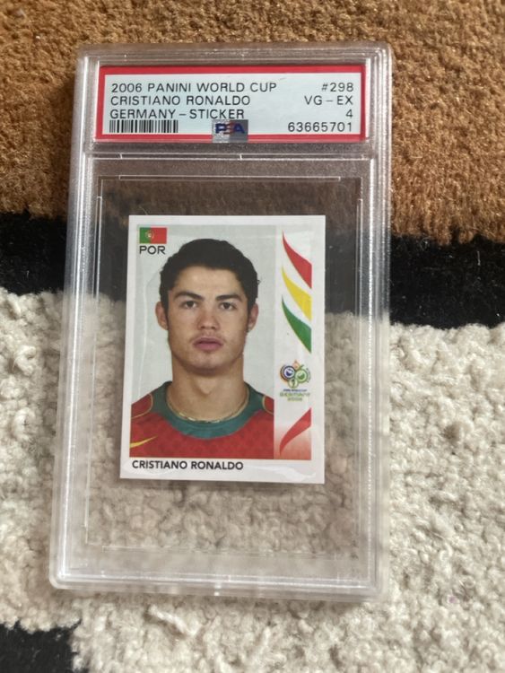 Cristiano Ronaldo 2006 World Cup Sticker - PSA Graded 4 (Gebraucht) in ...