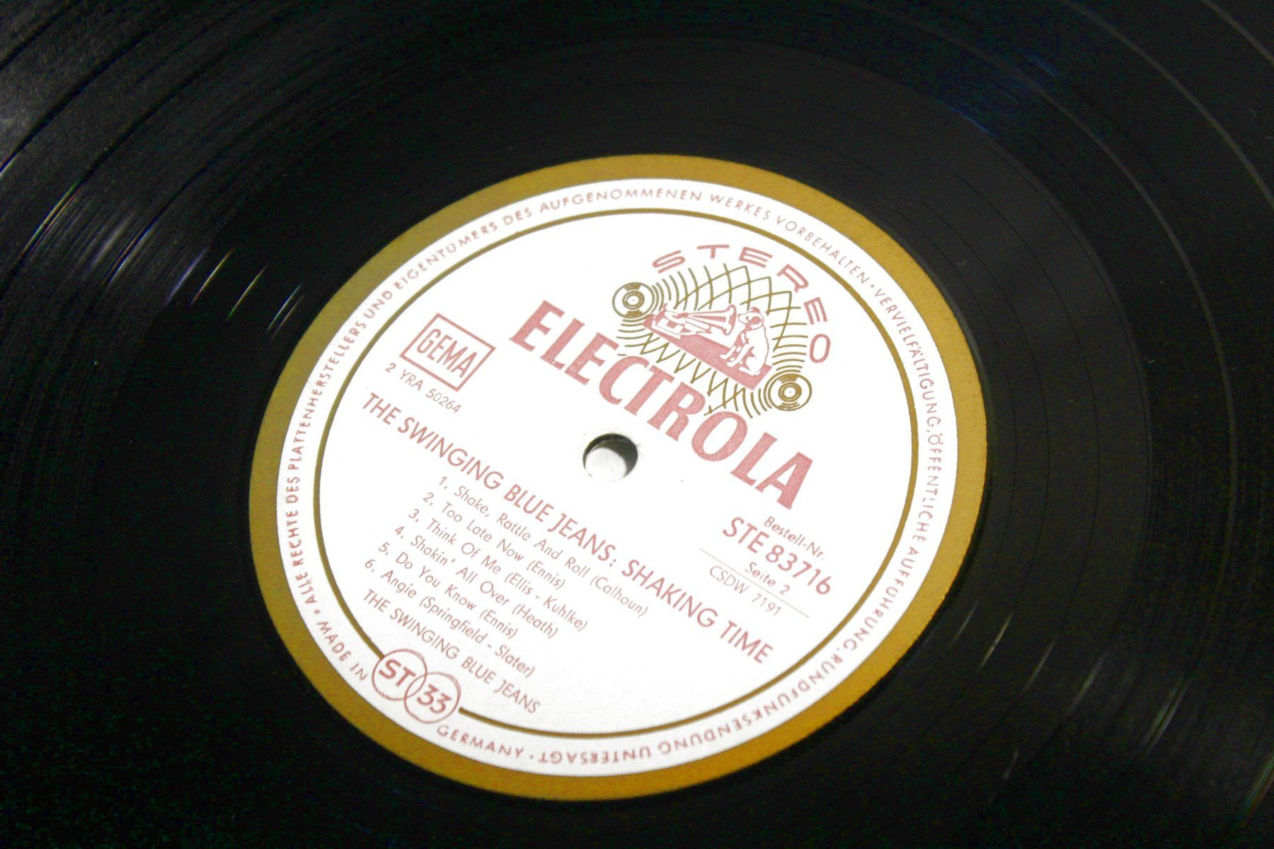 Dischi in vinile: SWINGIN BLUE JEANS, Shaking Time, STE 83716, 1964, VG++/VG- – Usato da Bern venduto da kultiges 7
