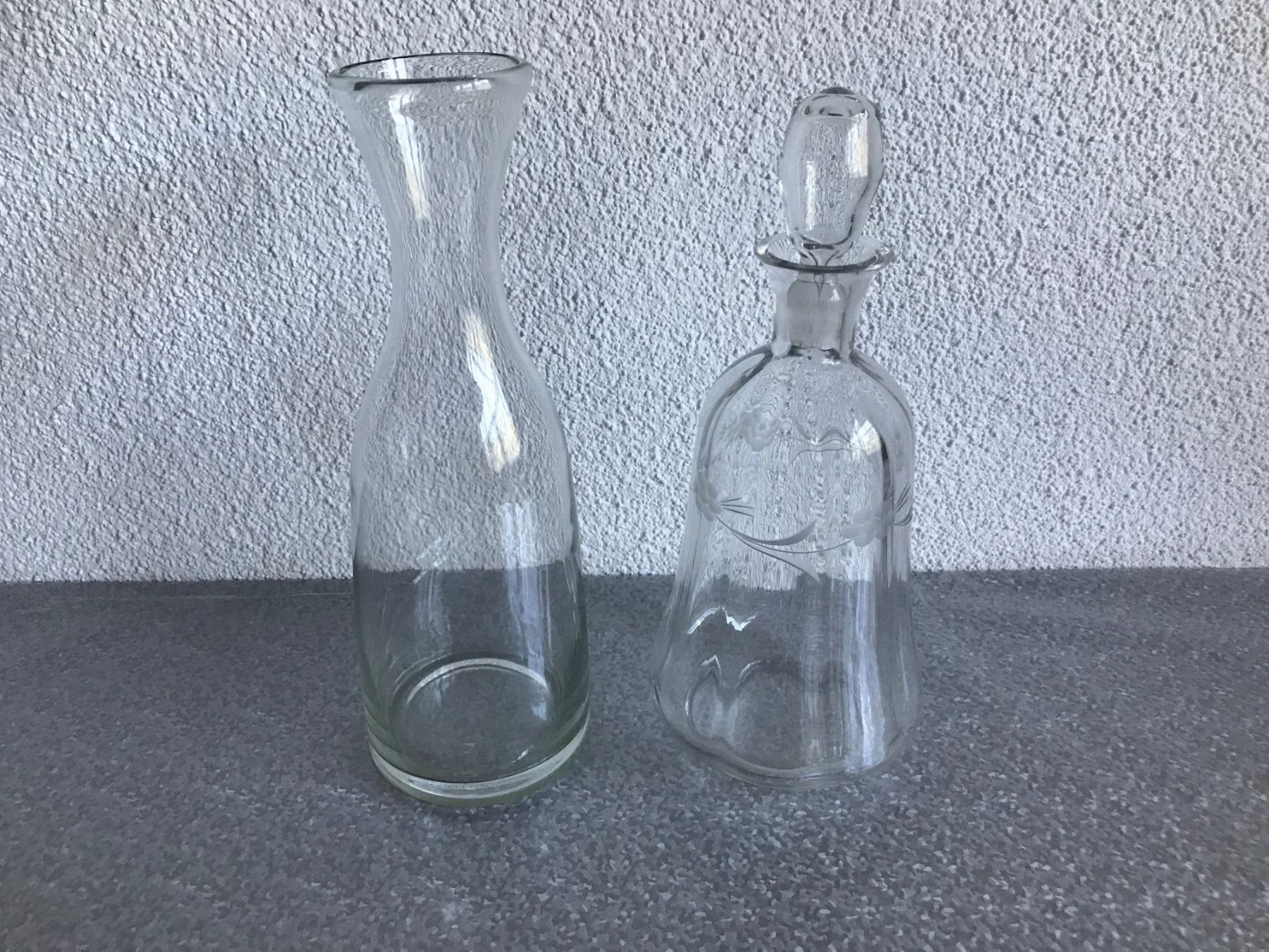 Caraffe: Zwei schöne Glasbehälter – Usato da Hagendorn venduto da Pokecollectorch