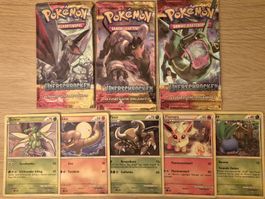 Pokémon Heartgold sammlung Booster Artset Leer + karten🔥