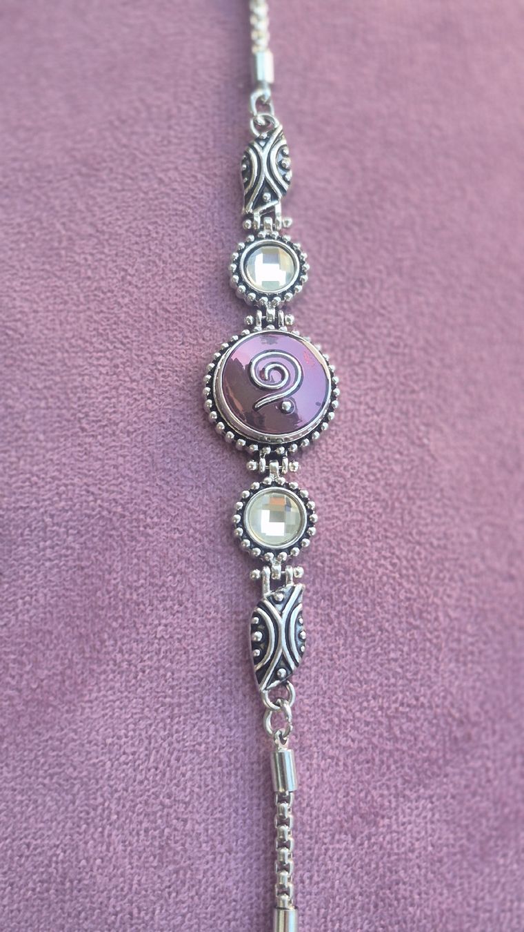 Bracciali & Braccialetti: bracciali con bottone intercambiabile – Nuovo (secondo la descrizione) da Giubiasco venduto da Stefaniav 3