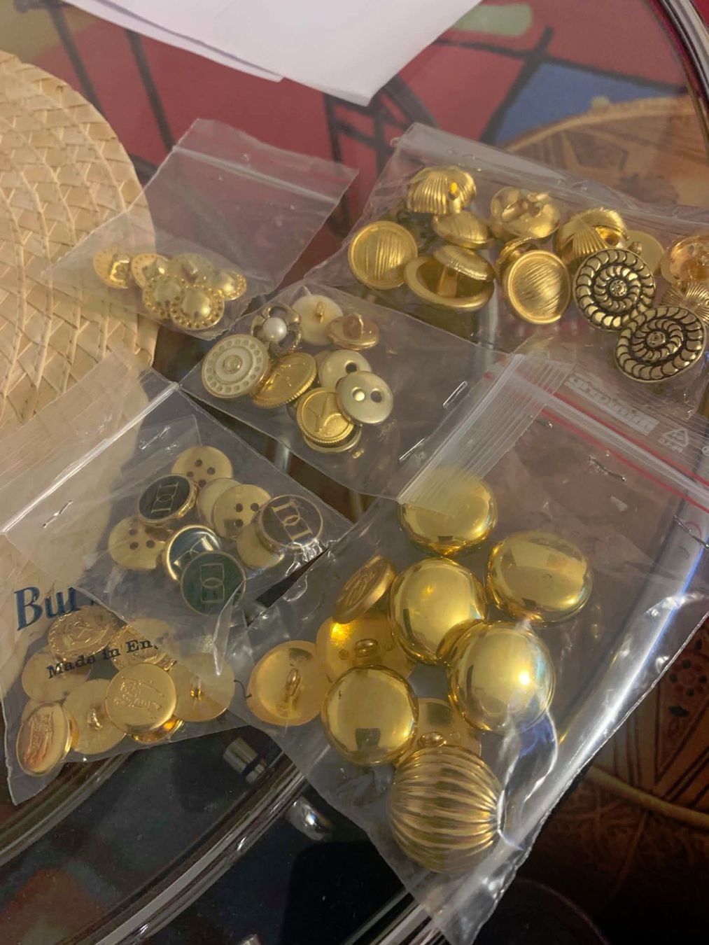 Bottoni: Gold Bouttons Knopf  6 paket – Nuovo e nell'imballaggio originale da Bern venduto da waves0 1