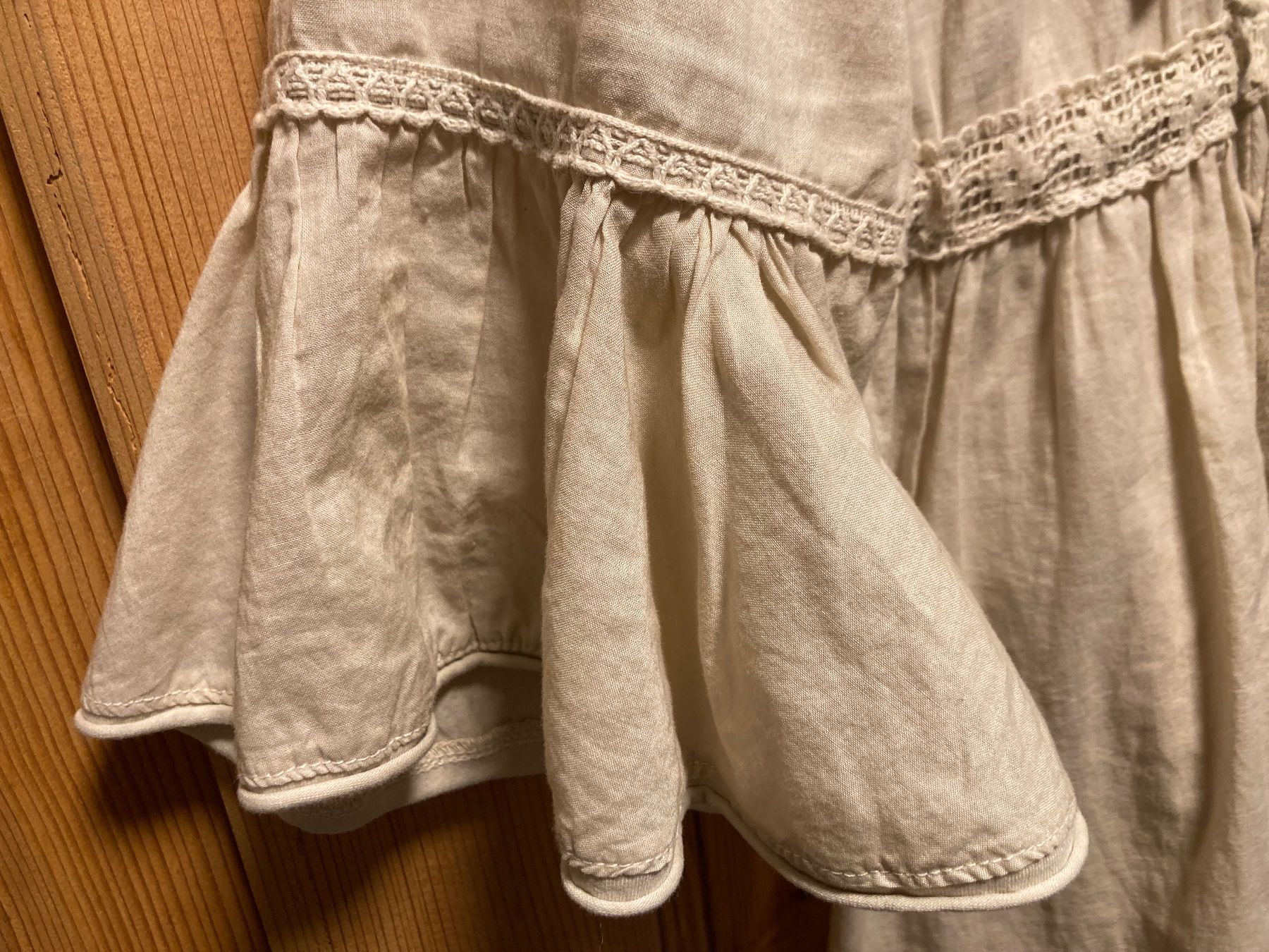 Tuniche: Tunika beige romantisch verspielt – Usato da Gelterkinden venduto da Fabia28 4