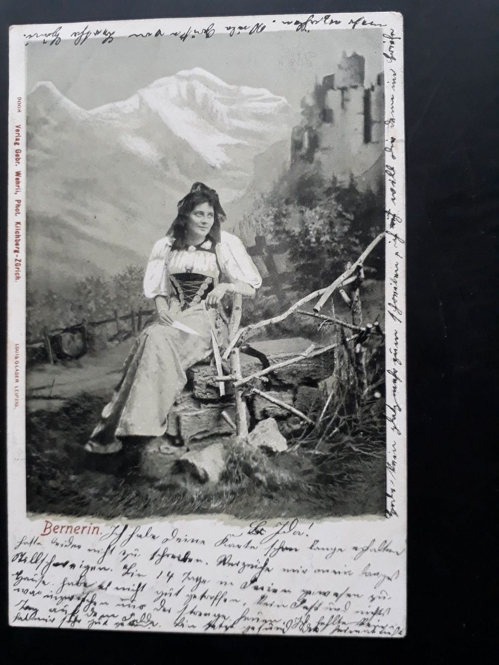 Cartoline postali: AK Bernerin in Tracht – Usato da Herzogenbuchsee venduto da Herkules9