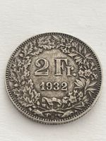2 Fr.- 1932 sehr schön kleine Auflage 