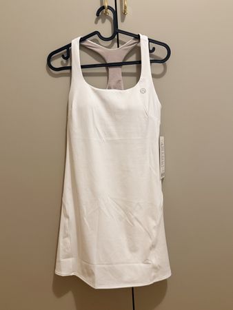New Lululemon Lightweight Tennis Dress White Size 4