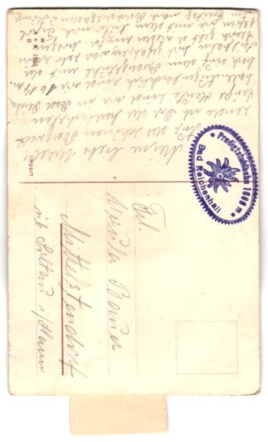 Cartoline postali: Leporello-AK Bad Reichenhall, Kleiner Po – Usato da Berlin venduto da bartko-reher 1