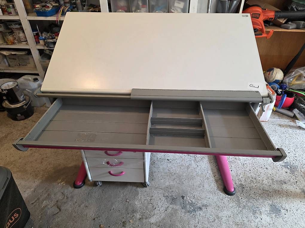 Scrivanie: Bureau Moll Runner + caisson + lampe – Usato da Genève venduto da kat_m7lj 3