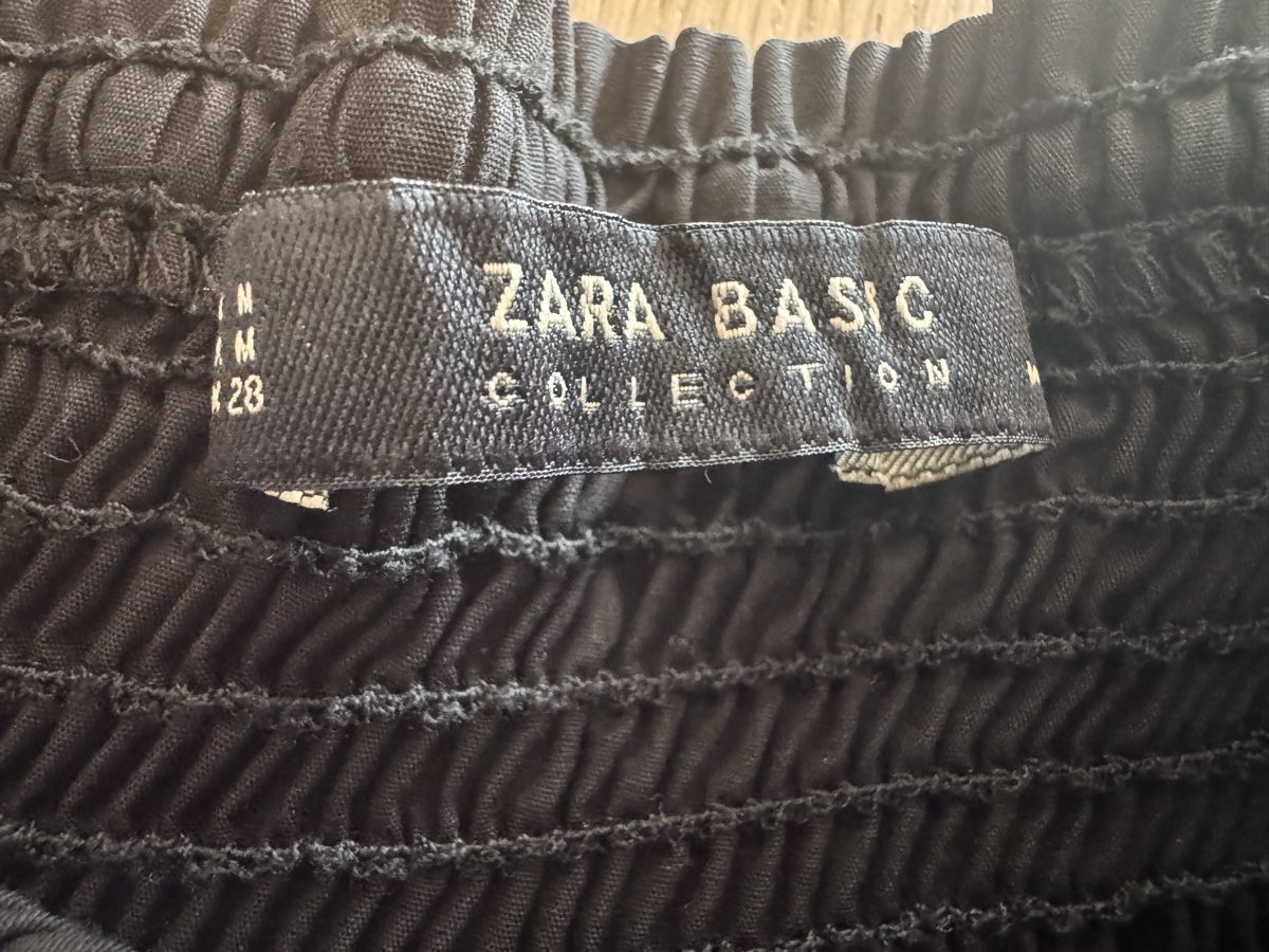 Zara Camicette: Schickes Zara Basic Oberteil, Offshoulder, Gr. M, Schwarz – Usato da Winkel venduto da Schorley 2