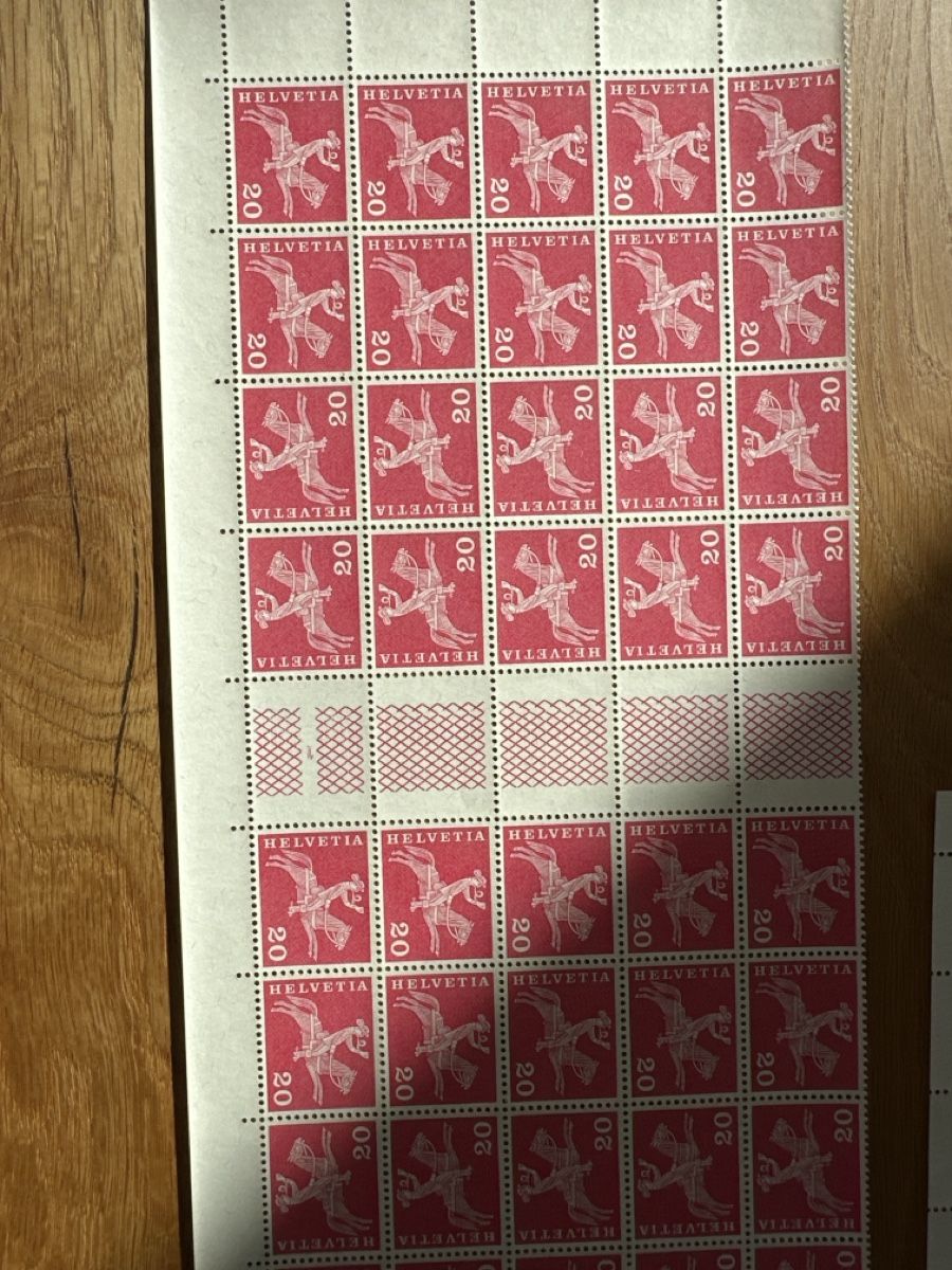 Tous les timbres: Schweizer Briefmarken Sammlung Bogen ungestempelt – Neuf (Voir description) à Theilingen par Gallina83 6
