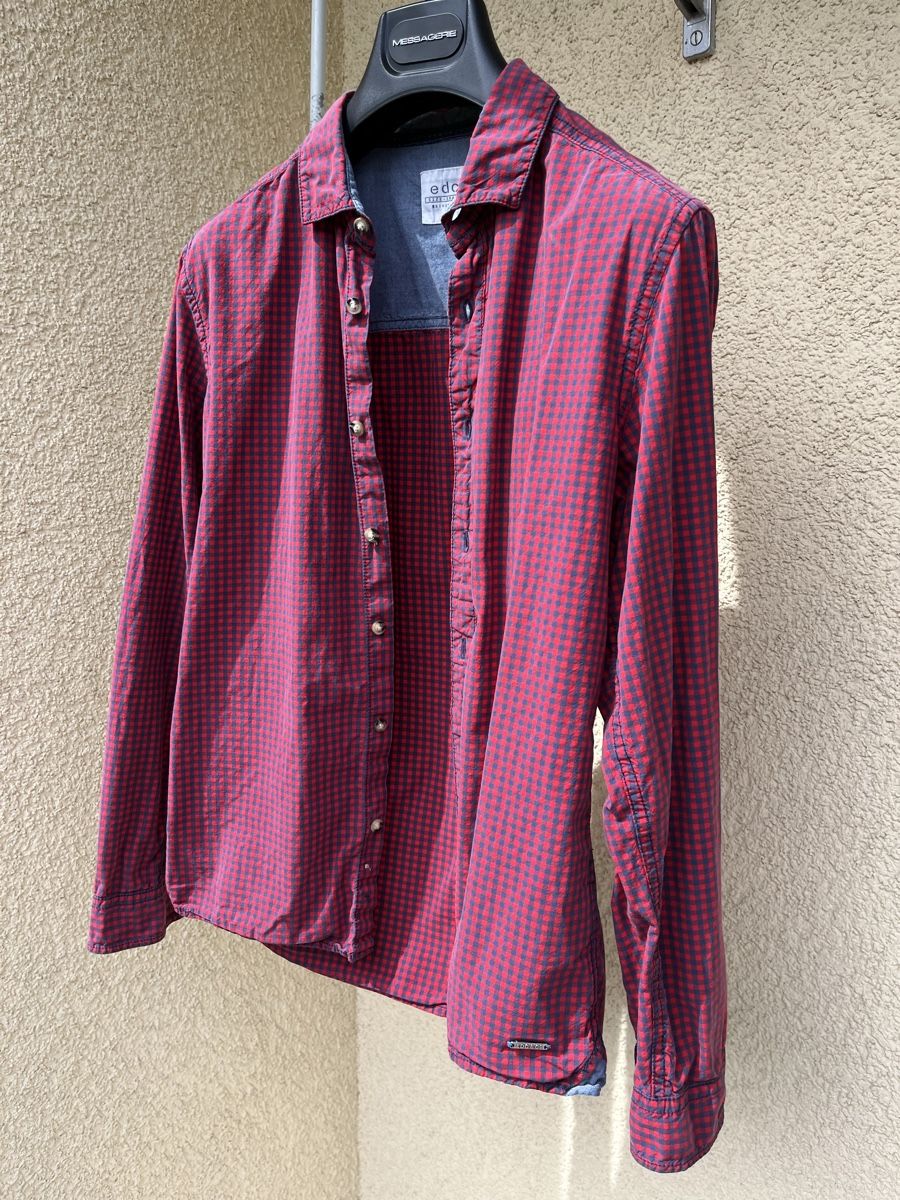 Esprit Camicie: rot-schwarz kariertes edc Hemd, Grösse S – Usato da Zürich venduto da dopli 1