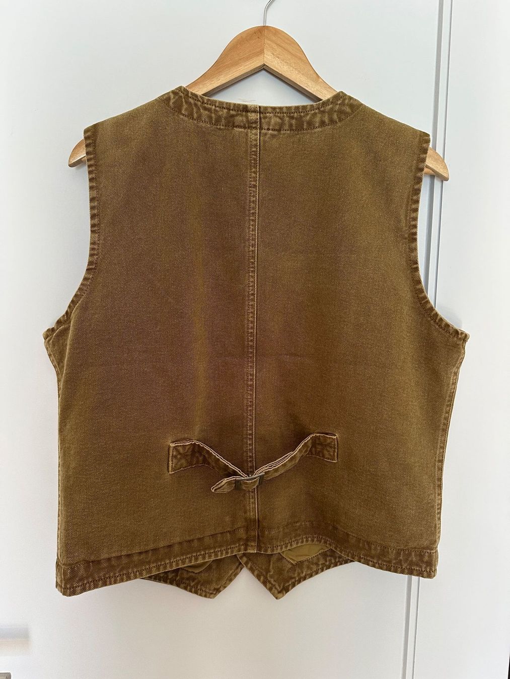 Gilet & Giacche: Vintage Biker Weste, braun "Warson Motors" – Usato da Weggis venduto da emanjo 1