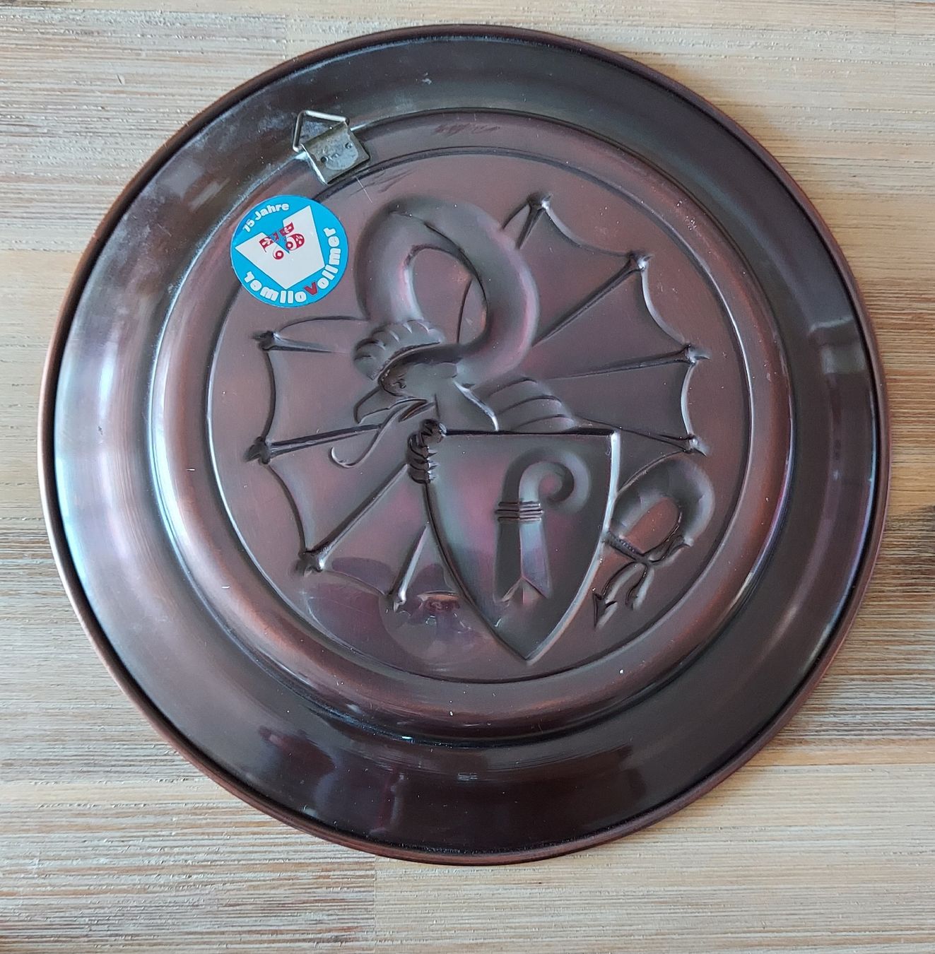 Tutte le decorazioni: Wandteller Basilisk Baslerstab 23,5 cm – Usato da Basel venduto da Mazzo84 1