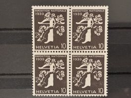 Abarten im 4er-Block, Landesausstellung 1939, Italienisch