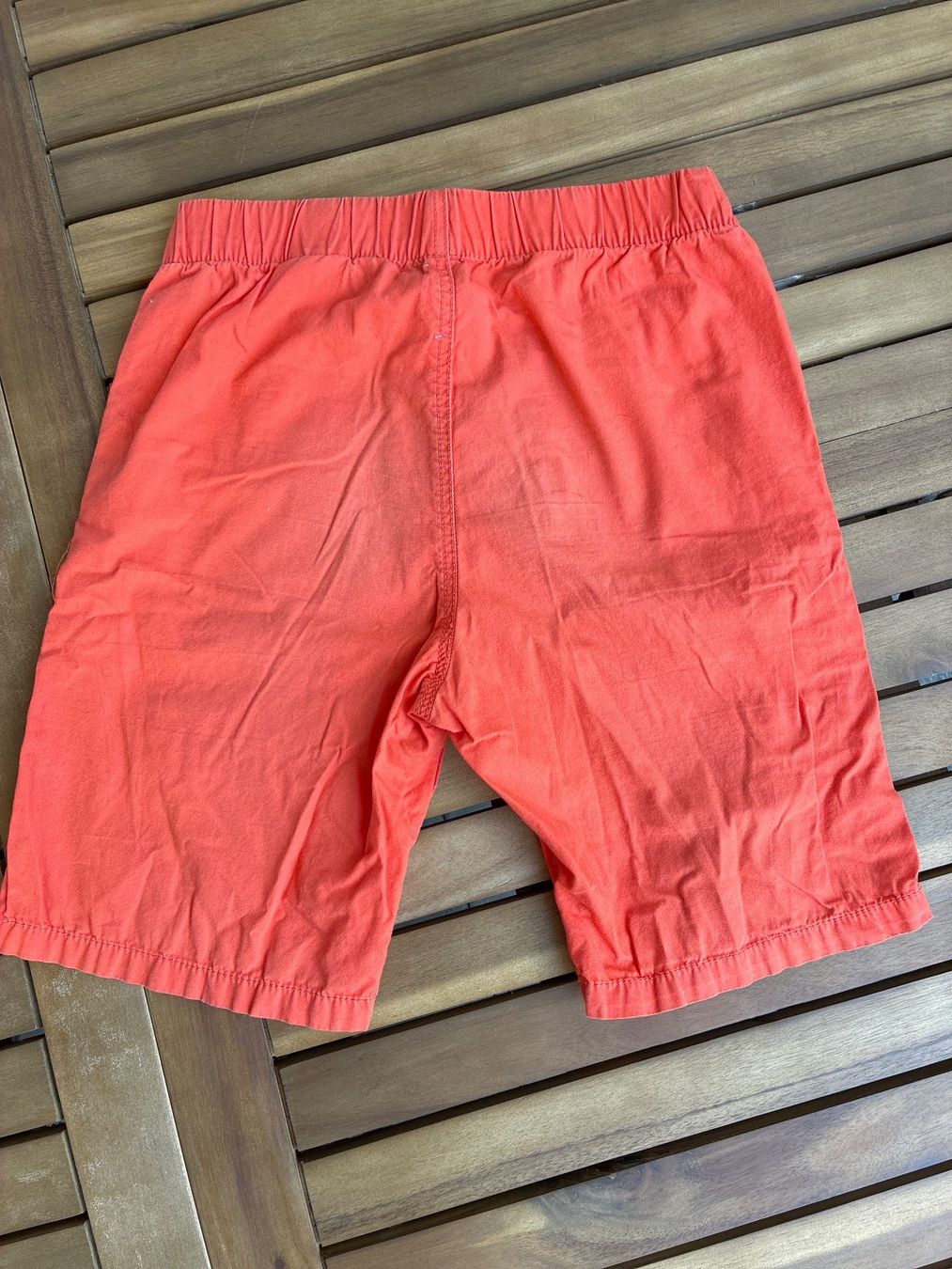 Hosen: Shorts, Stoff, orange, getragen, Gr 134 – Gebraucht aus Guntershausen von Gloominati 1