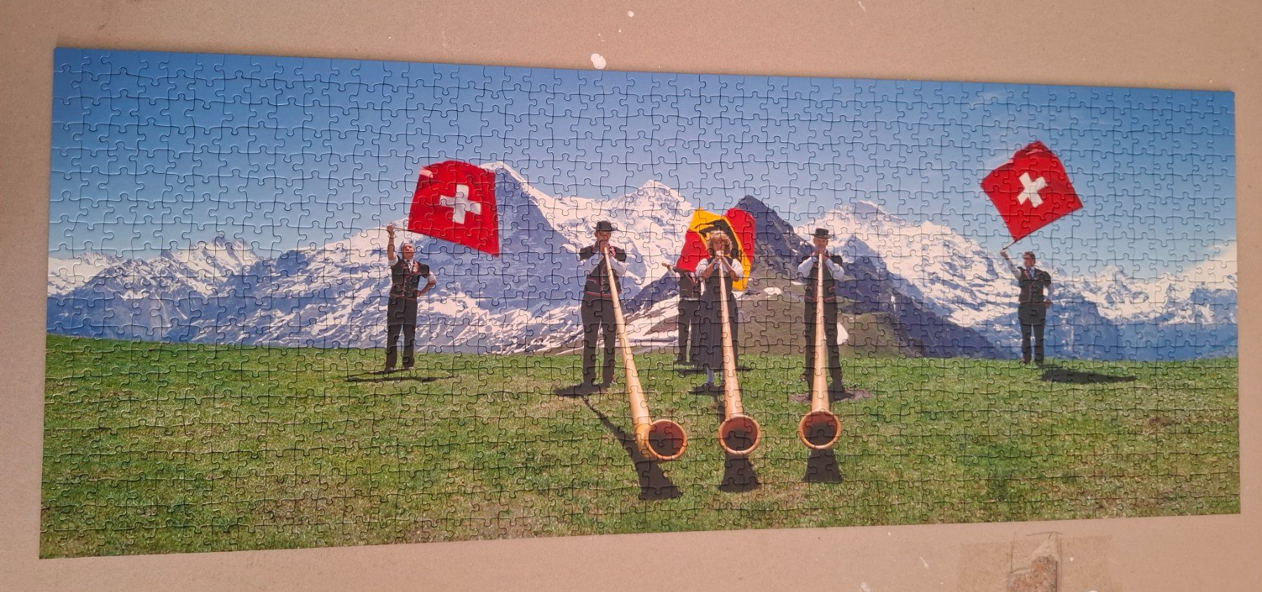 Ravensburger Puzzle: Eiger, Mönch und Jungfrau Puzzle – Usato da Hinterkappelen venduto da Schampus 1