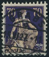 SG Grabs - Helvetia mit Schwert - Voll Stempel
