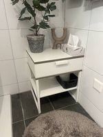 IKEA Nachttisch Weiss Holzoptik | Tisch mit Schublade
