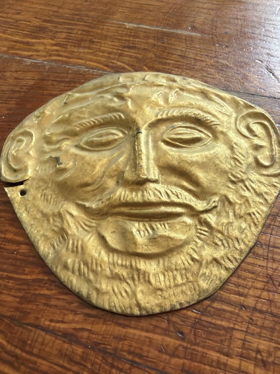 Masken: Goldmaske des Agamemnon Museumsreplik – Gebraucht aus Riedholz von Frettchen63 5